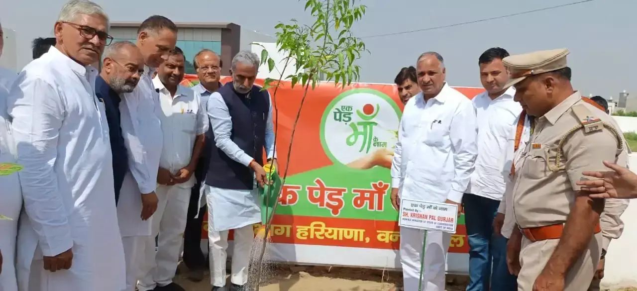 Palwal: कृष्णपाल गुर्जर ने गिनाईं मोदी सरकार की 12 साल की उपलब्धियां