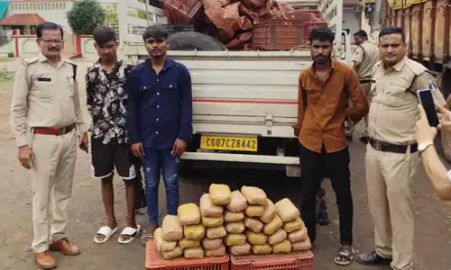 टायर अंदर से गांजा जब्त, दुर्ग पुलिस ने 17 लाख का माल पकड़ा
