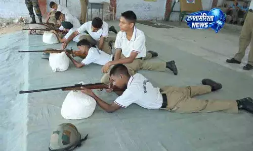 Yamunanagar जगाधरी में NCC कैडेट्स की जीवन कौशल और फील्ड ट्रेनिंग