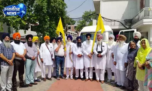 Kurukshetra से सिख जत्था पाकिस्तान तीर्थयात्रा को रवाना