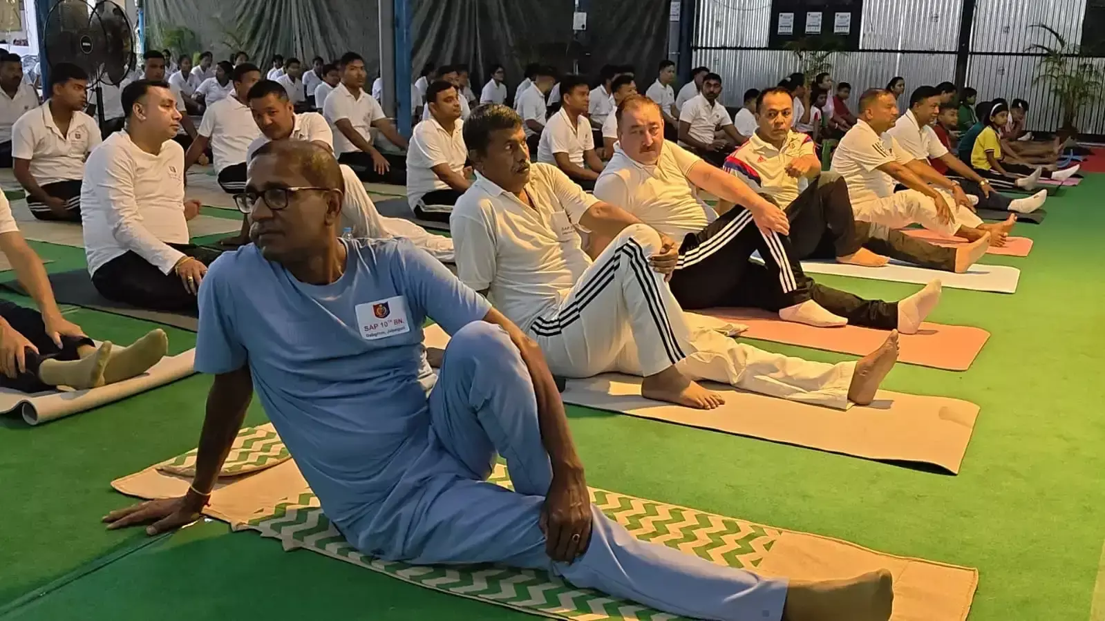 Siliguri: योग दिवस पर एसएपी बटालियन में दिखा उत्साह