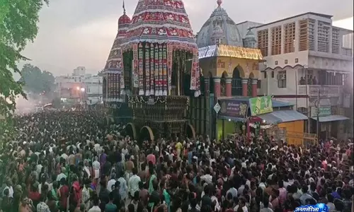 तमिलनाडु के Cuddalore में भव्य आनी थिरुमंजनम रथ यात्रा