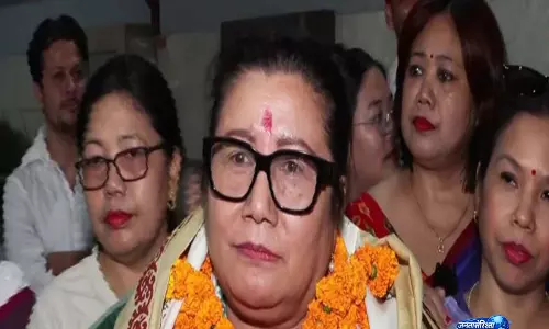 मणिपुर BJP अध्यक्ष शारदा देवी ने राज्यसभा सीट जीतने के बाद कहा—हमेशा लोगों के लिए काम किया मणिपुर BJP अध्यक्ष शारदा देवी ने राज्यसभा सीट जीतने के बाद कहा—हमेशा लोगों के लिए काम किया