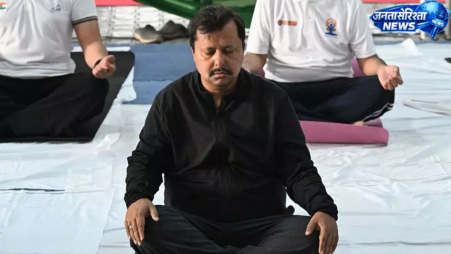 Punjab : नितिन नवीन ने युवाओं को दिया योग का संदेश Punjab : नितिन नवीन ने युवाओं को दिया योग का संदेश
