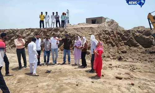 Hisar में अवैध मिट्टी खनन पर छापेमारी