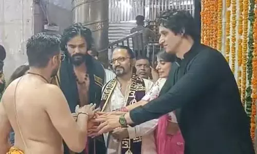 महाकाल की शरण में पहुंचे सौरभ राज जैन और अर्पित रांका, मेरे कृष्ण की सफलता के लिए की विशेष प्रार्थना महाकाल की शरण में पहुंचे सौरभ राज जैन और अर्पित रांका, मेरे कृष्ण की सफलता के लिए की विशेष प्रार्थना