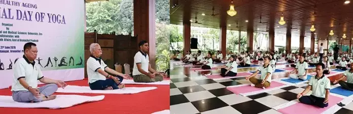 Arunachal: गवर्नर और स्वास्थ्य मंत्री ने IDY कार्यक्रम में हिस्सा लिया