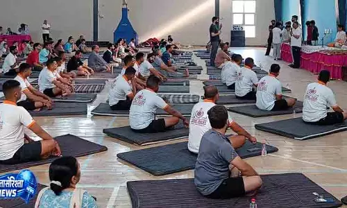 Nurpur योग सिर्फ एक दिन नहीं, जीवनशैली: Bhardwaj Nurpur योग सिर्फ एक दिन नहीं, जीवनशैली: Bhardwaj