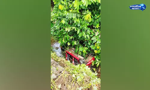 Kuttampuzha : कार हादसा, बच्चे समेत चार लोग घायल, एक की हालत गंभीर Kuttampuzha : कार हादसा, बच्चे समेत चार लोग घायल, एक की हालत गंभीर