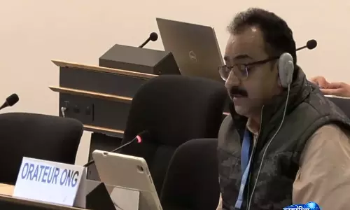 भारत ने UN मानवाधिकार परिषद में जलवायु-अनुकूल खाद्य प्रणालियों का प्रदर्शन किया भारत ने UN मानवाधिकार परिषद में जलवायु-अनुकूल खाद्य प्रणालियों का प्रदर्शन किया
