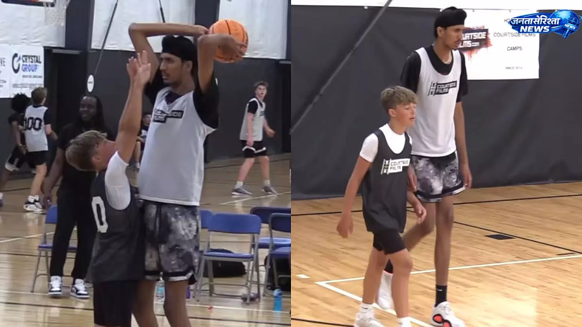 पंजाब का 17 वर्षीय 7’4” बास्केटबॉल टैलेंट अमेरिका में छाया, NBA स्काउट्स की नजरें टिकीं पंजाब का 17 वर्षीय 7’4” बास्केटबॉल टैलेंट अमेरिका में छाया, NBA स्काउट्स की नजरें टिकीं