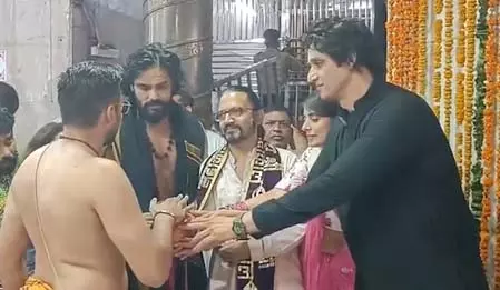 महाकाल की शरण में पहुंचे सौरभ राज जैन और अर्पित रांका, 'मेरे कृष्ण' की सफलता के लिए की विशेष प्रार्थना