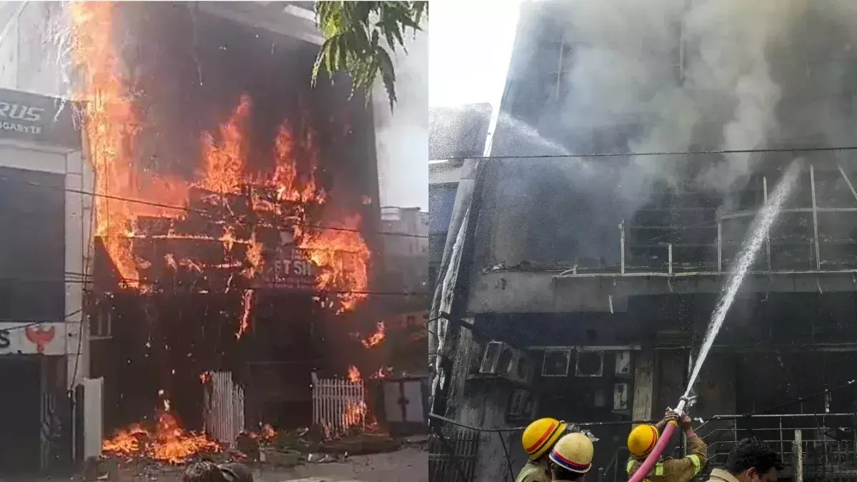 Lucknow कोचिंग सेंटर में आग, 14 की मौत; CM योगी ने दौरा बीच में छोड़ा Lucknow कोचिंग सेंटर में आग, 14 की मौत; CM योगी ने दौरा बीच में छोड़ा