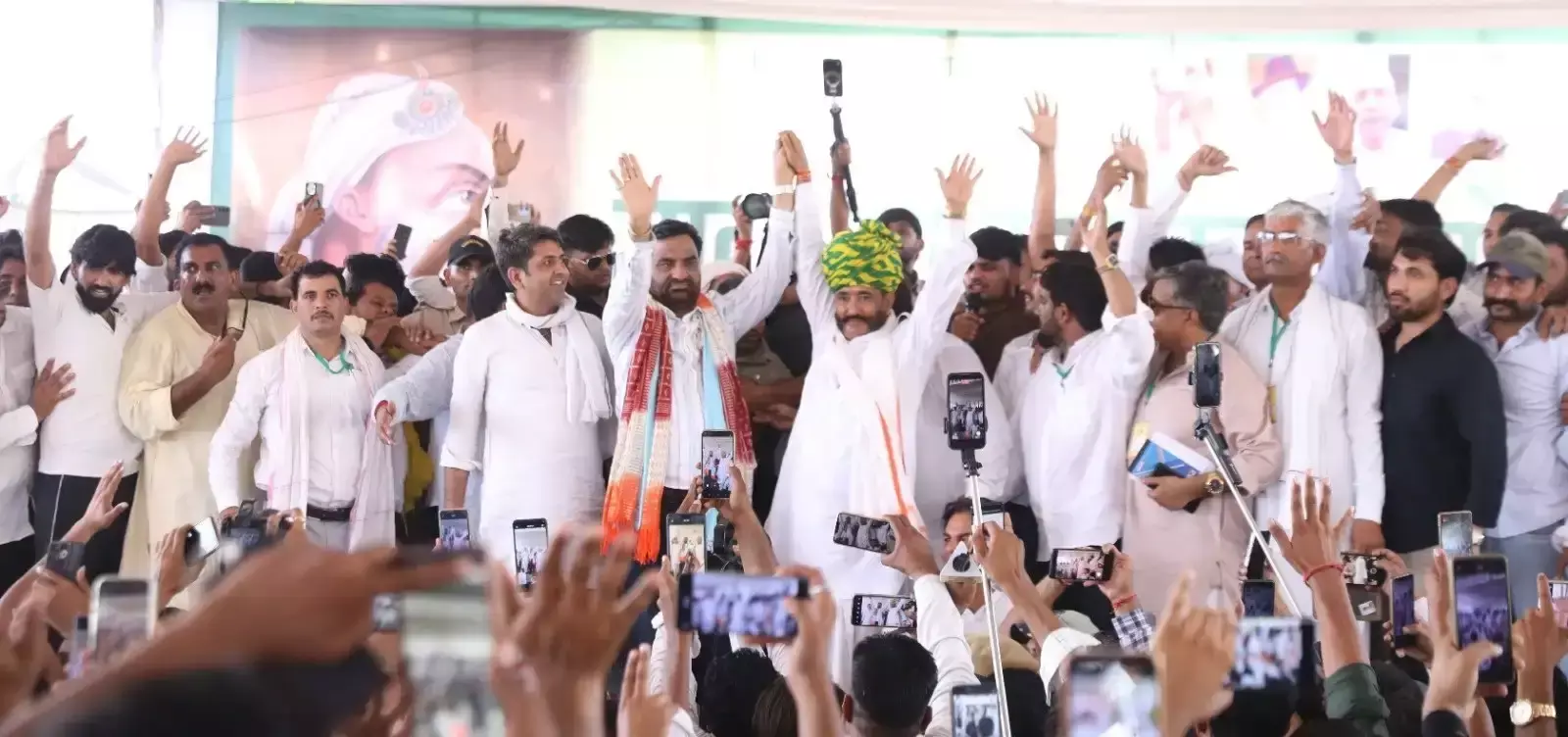 Bharatpur: बेनीवाल के बयान से नाराज भाजपा विधायक रैली से हुए बाहर