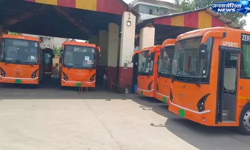 Prayagraj : सार्वजनिक परिवहन को बढ़ावा, 11 नई इलेक्ट्रिक बसें बेड़े में शामिल
