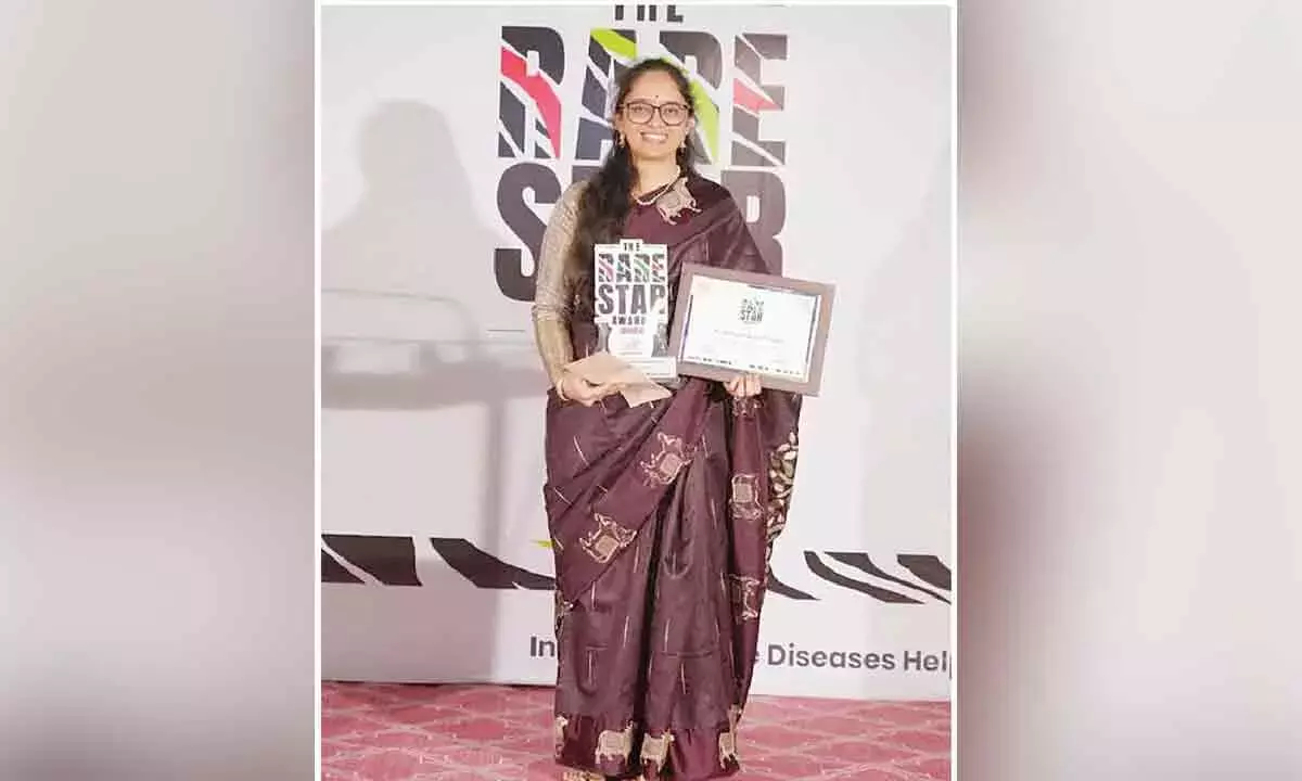 Andhra: विशाखापत्तनम के दृष्टिबाधित आर्किटेक्ट को ‘ORDI रेयर स्टार अवॉर्ड 2026’ मिला Andhra: विशाखापत्तनम के दृष्टिबाधित आर्किटेक्ट को ‘ORDI रेयर स्टार अवॉर्ड 2026’ मिला