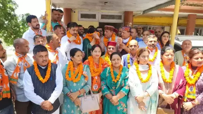 Nahan: सिरमौर में अध्यक्ष-उपाध्यक्ष पद पर भाजपा समर्थित उम्मीदवार विजयी