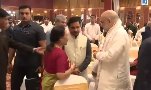 गृह मंत्री अमित शाह ने पद्म पुरस्कार विजेताओं के लिए आयोजित किया रात्रिभोज