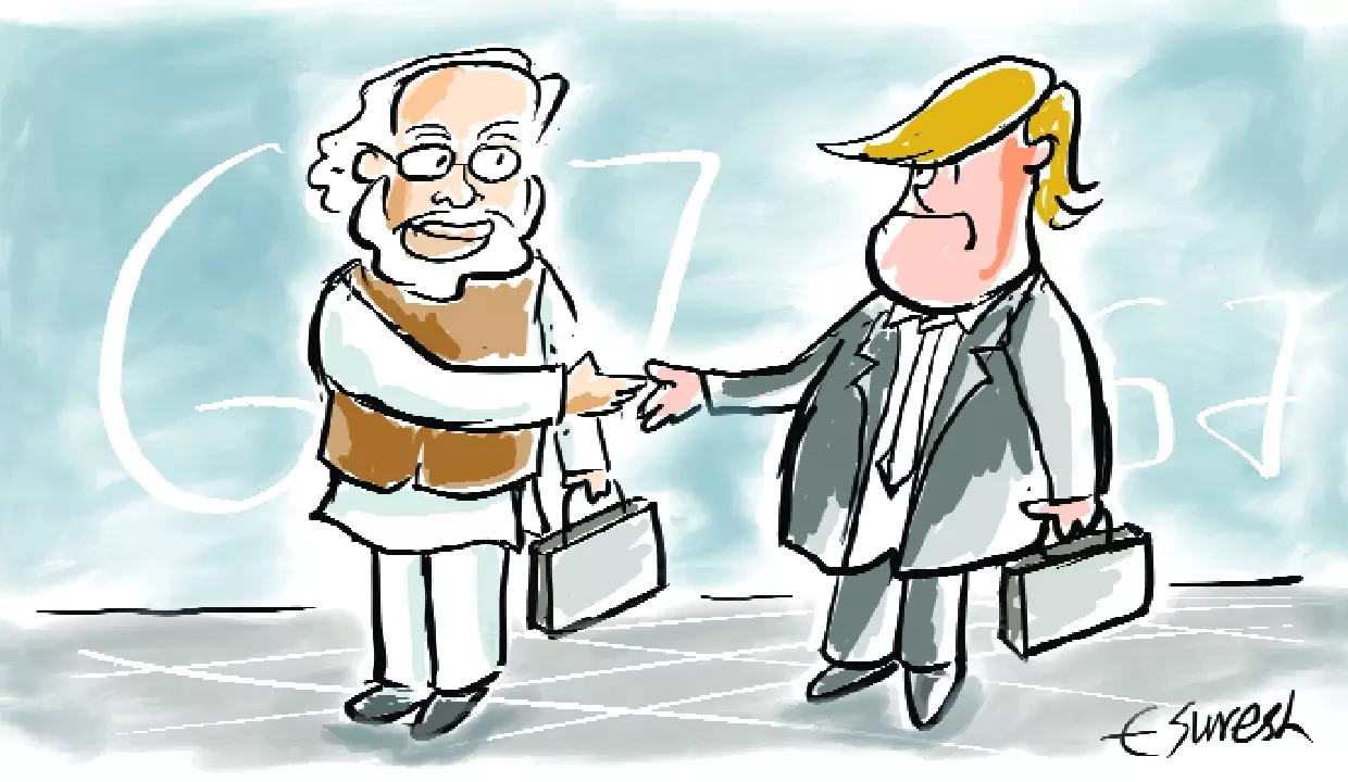 अमेरिका के साथ भारत का नाजुक संतुलन अमेरिका के साथ भारत का नाजुक संतुलन
