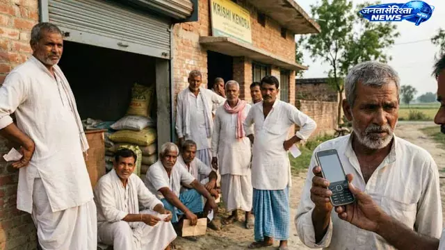 खाद वितरण में OTP व्यवस्था से किसानों को परेशानी, ग्रामीण क्षेत्रों में प्रक्रिया बाधित खाद वितरण में OTP व्यवस्था से किसानों को परेशानी, ग्रामीण क्षेत्रों में प्रक्रिया बाधित