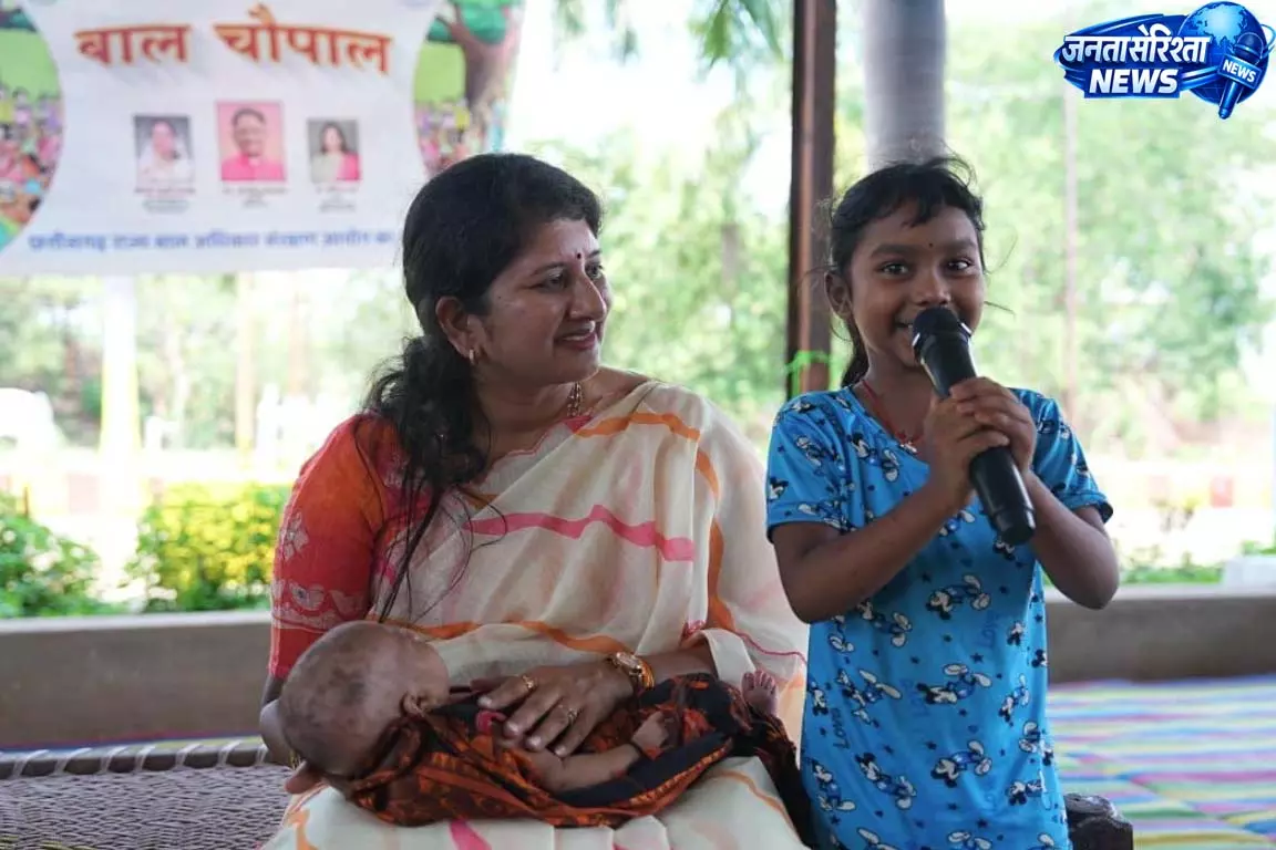 छत्तीसगढ़ बाल अधिकार संरक्षण आयोग की अध्यक्ष वर्णिका शर्मा ने की बाल चौपाल छत्तीसगढ़ बाल अधिकार संरक्षण आयोग की अध्यक्ष वर्णिका शर्मा ने की बाल चौपाल