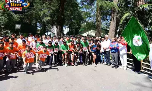 सीएम सुक्खू ने Shimla में ओलंपिक दौड़ को हरी झंडी दी