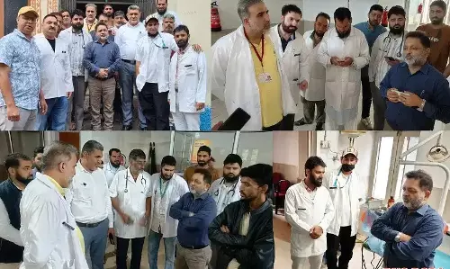 Jammu: पीएचसी चंगा में व्यवस्थाओं का सीएमओ ने किया औचक निरीक्षण Jammu: पीएचसी चंगा में व्यवस्थाओं का सीएमओ ने किया औचक निरीक्षण