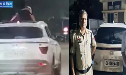 स्टंटबाजी का वीडियो वायरल, कार जब्त स्टंटबाजी का वीडियो वायरल, कार जब्त