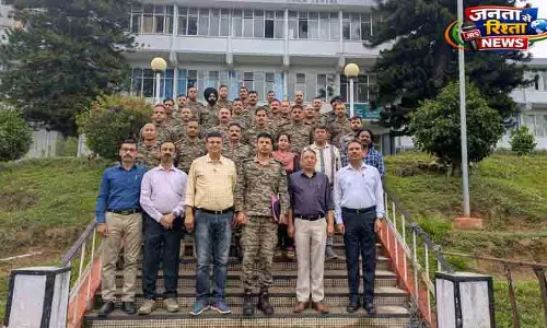 Palampur कृषि विश्वविद्यालय में रक्षा कर्मियों की ट्रेनिंग शुरू Palampur कृषि विश्वविद्यालय में रक्षा कर्मियों की ट्रेनिंग शुरू