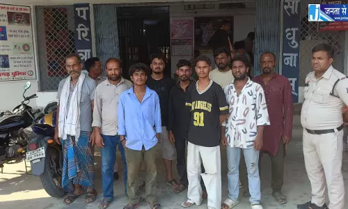जमीन विवाद में बलवा, 9 आरोपी गिरफ्तार
