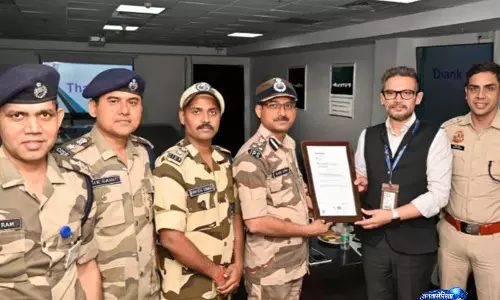 ग्लोबल गोल्ड स्टैंडर्ड: CISF को दिल्ली के IGI एयरपोर्ट पर ISO 9001:2015 सर्टिफ़िकेशन मिला ग्लोबल गोल्ड स्टैंडर्ड: CISF को दिल्ली के IGI एयरपोर्ट पर ISO 9001:2015 सर्टिफ़िकेशन मिला
