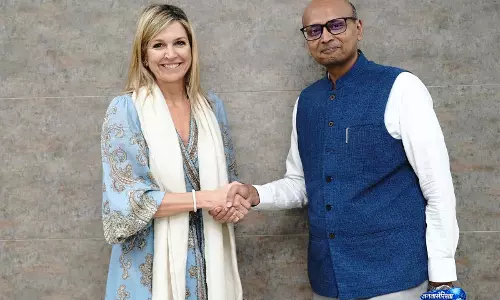 India ने डच क्वीन मैक्सिमा का किया स्वागत, वित्तीय समावेशन पर जोर India ने डच क्वीन मैक्सिमा का किया स्वागत, वित्तीय समावेशन पर जोर