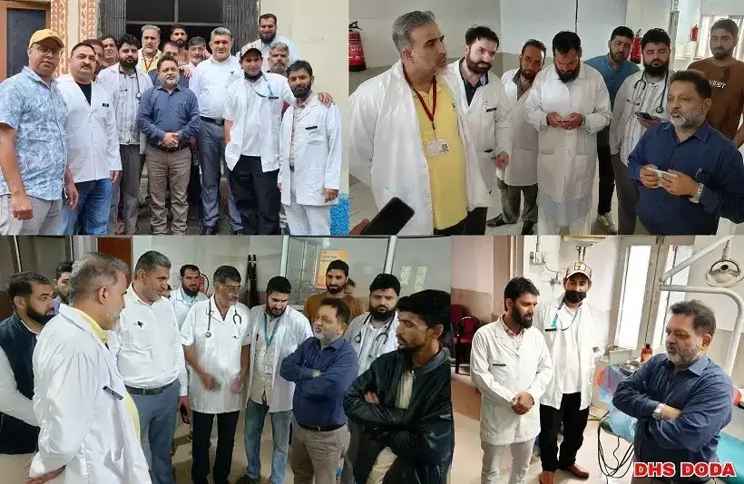 Jammu: पीएचसी चंगा में व्यवस्थाओं का सीएमओ ने किया औचक निरीक्षण Jammu: पीएचसी चंगा में व्यवस्थाओं का सीएमओ ने किया औचक निरीक्षण
