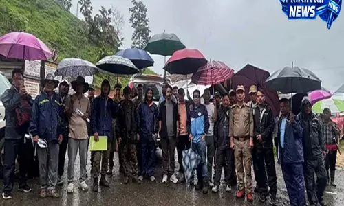 मेबिगेको-गेरुकामुख सड़क: अधिग्रहण से पहले जमीनों का सर्वे शुरू