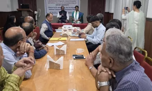 NCST टीम ने सिक्किम यूनिवर्सिटी में व्यवस्थाओं की समीक्षा कर दिए सुझाव
