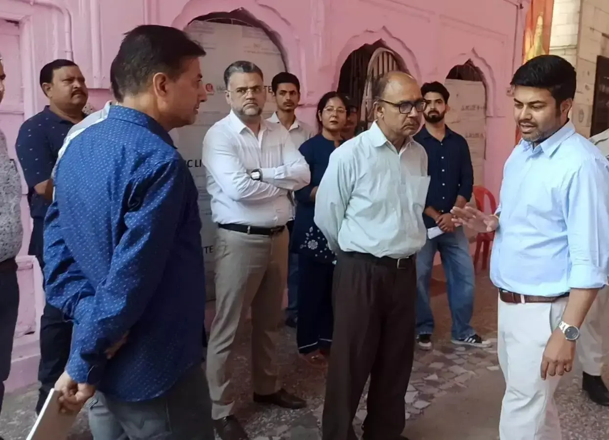 Jammu: श्रद्धालुओं की सुविधा पर जोर, श्रीराम मंदिर में व्यवस्थाओं का निरीक्षण