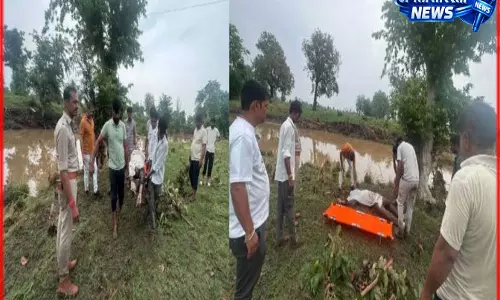 उफनते नाले में बह गए दो युवक, सुबह मिले शव, इलाके में सनसनी