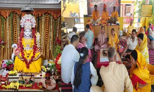 गायत्री जयंती और गंगा दशहरा पर रायपुर के गायत्री शक्तिपीठों में हुई महायज्ञ