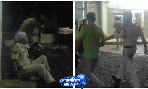 पुलिसकर्मी ने नशे में किया हंगामा, वीडियो वायरल होने से मचा बवाल