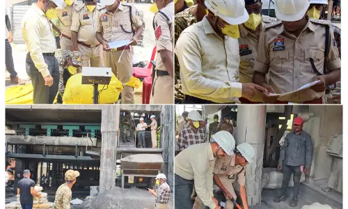 धमतरी पुलिस ने चार सौ किलो मादक पदार्थ किए नष्ट