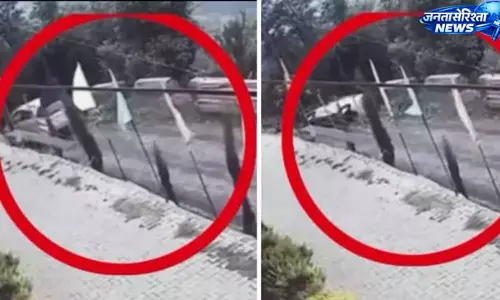 Dharamshala : नरघोटा में कार खाई में गिरी, एक की मौत, एक गंभीर रूप से घायल