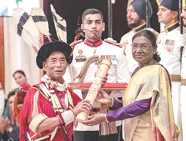 Nagaland के पद्म पुरस्कार पाने वालों में संग्युसंग भी शामिल