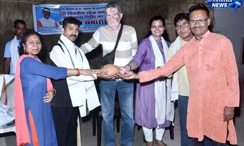 10 दिवसीय छत्तीसगढ़ स्तरीय लोकवाद्य कार्यशाला शिविर का समापन
