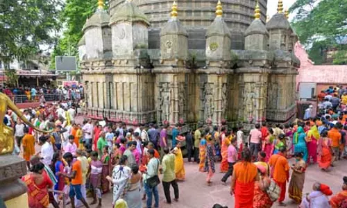 अंबुवाची मेला खत्म होने के बाद कामाख्या मंदिर फिर से खुला, लाखों श्रद्धालुओं के आने की उम्मीद