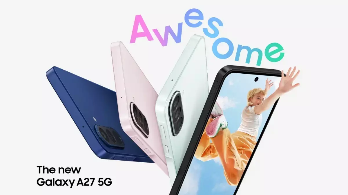 सैमसंग गैलेक्सी A27 5G लॉन्च, 120Hz AMOLED और AI फीचर्स के साथ आया नया फोन