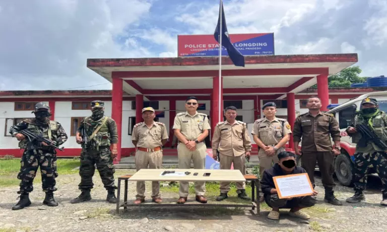 Arunachal: NSCN-K (अंग माई) कैडर को लोंगडिंग में गिरफ्तार किया गया