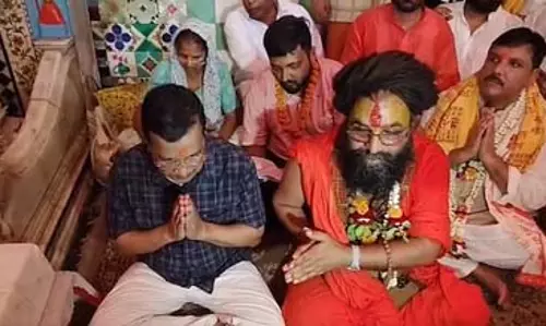 अयोध्या पहुंचे केजरीवाल, कहा- राम मंदिर चढ़ावा चोरी महापाप, मामले में शामिल बड़े लोगों की भी हो जांच