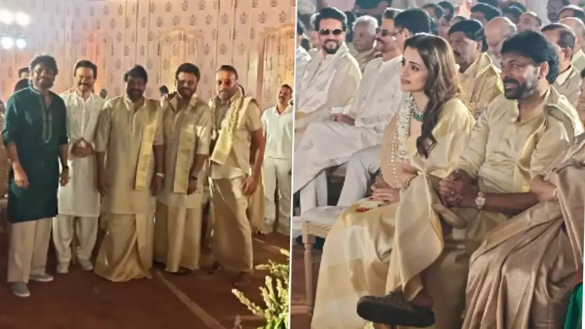 गोवा में खुशबू सुंदर की बेटी की शादी, चिरंजीवी से अनिल कपूर तक सितारों का जमावड़ा