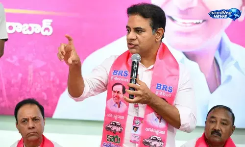 BRS नेता KTR का कांग्रेस सरकार पर हमला, दलित-आदिवासी जमीन अधिग्रहण पर आरोप