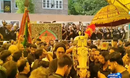 Budgam में मुहर्रम जुलूस सख्त सुरक्षा के बीच शांतिपूर्ण ढंग से सम्पन्न